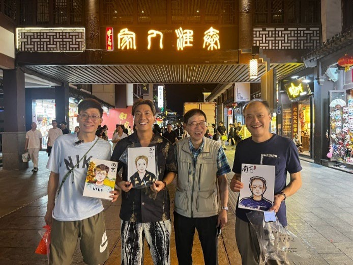 Nanjing study exchange group photo